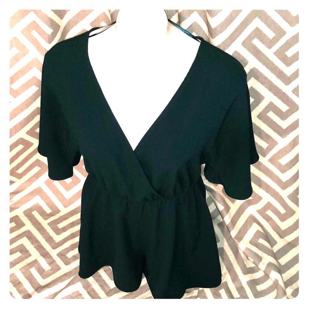 Dark green romper
